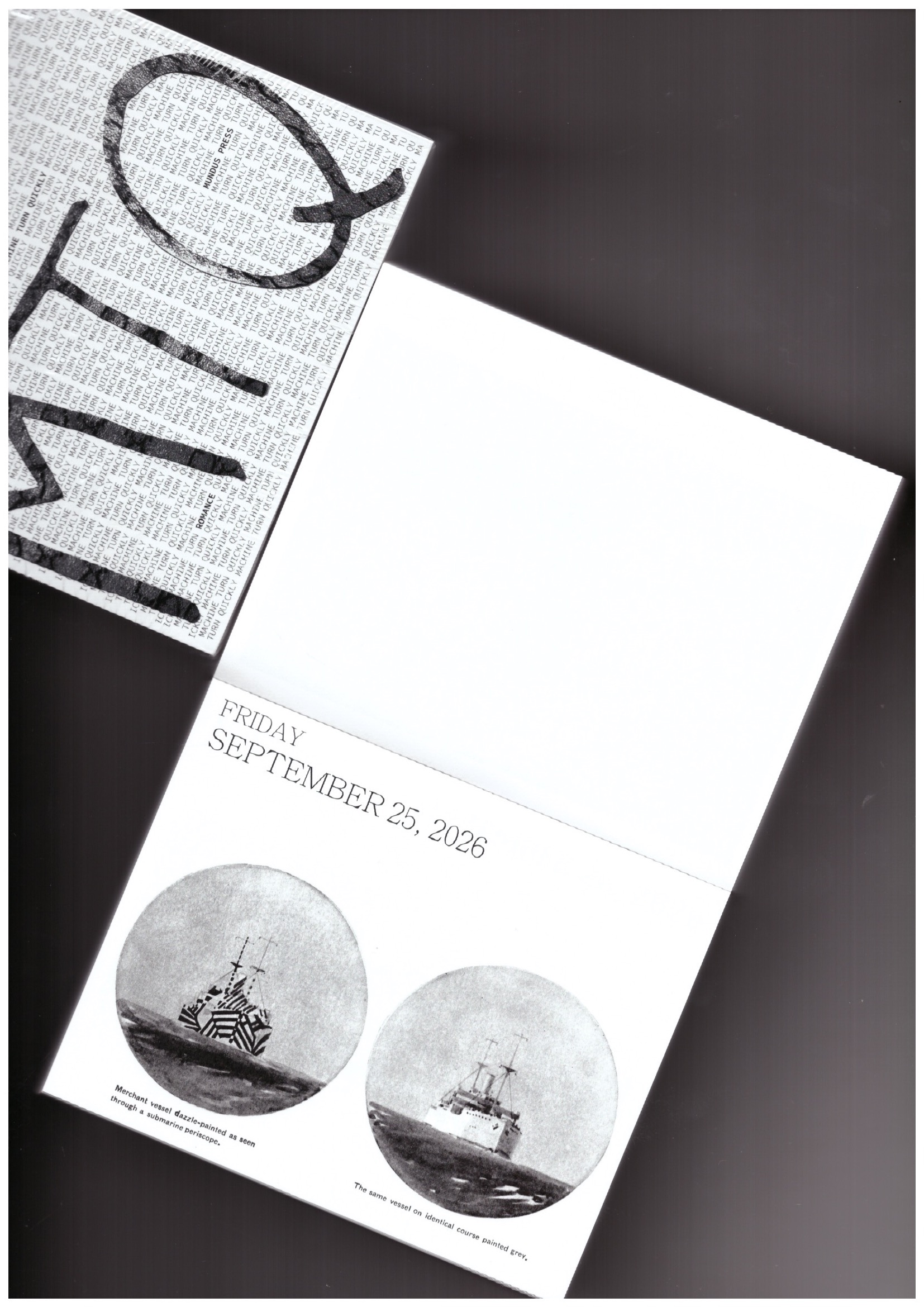 ZHANG ZIQI, Ang; FOSTER, Hunter - Machine Turn Quickly 2026 Calendar